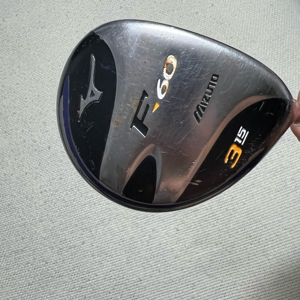 Mizuno F-60 3 Fairway Wood 15 Degrees Graphite Stiff Flex Right-Hand C-149140